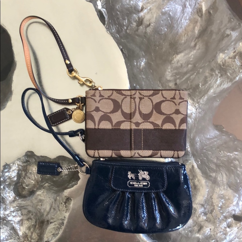 2 Coach Wristlets EUC